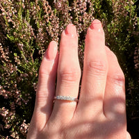 Vintage Platinum Diamond Band