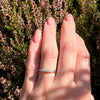 Vintage Platinum Diamond Band