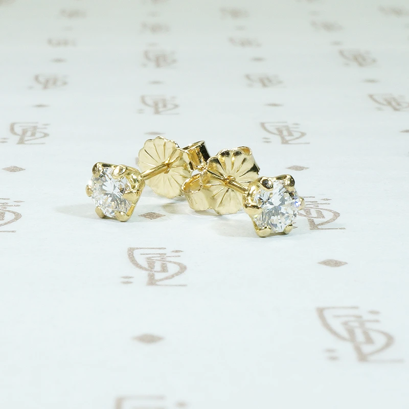 The Perfect Vintage Diamond Studs