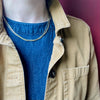 Liquid Triple Strand 18k Chain Necklace