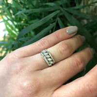 Unique Vintage Marquis Diamond Band