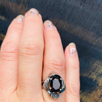 Dreamy Smoky Quartz Ring in Silver