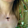 Exquisite Georgian Garnet & Gold Necklace