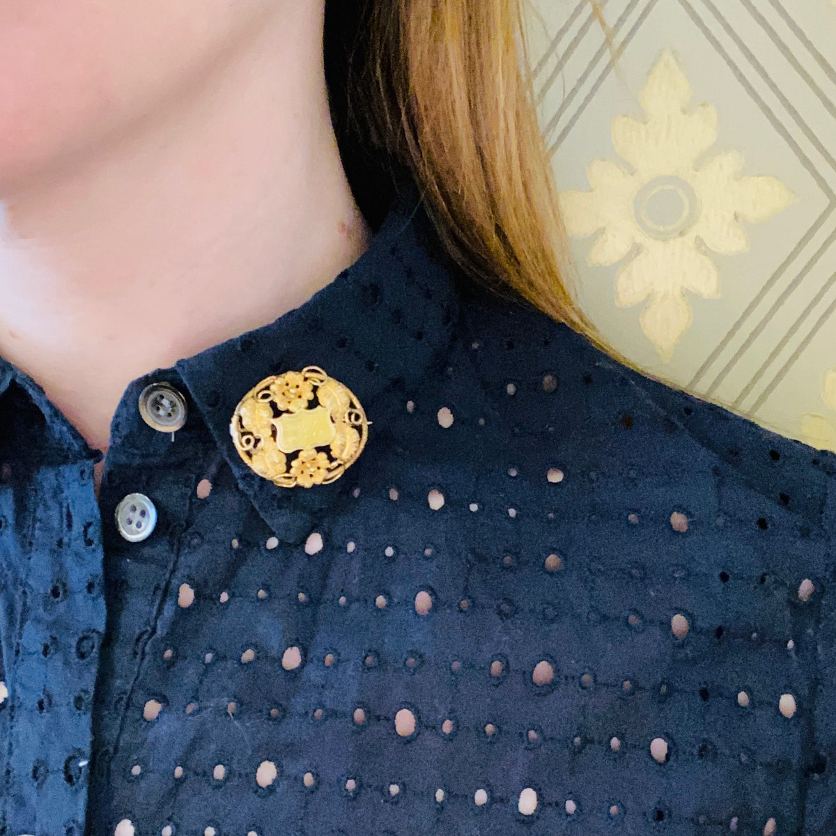 Forget Me Not Brooch in Harrods of London Box
