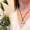 The Parabola Necklace in Brass by Local Artist