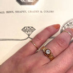 Victorian Grand Period OMC Diamond Solitaire
