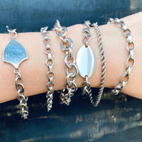 Vintage Sterling Silver ID Bracelet