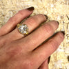 Chunky Old Mine Diamond Ring