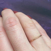 Skinny Band in 10k Rose Gold