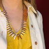 Fierce Mid Century Copper Statement Necklace