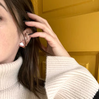 Shield Hedge Earrings in Sterling from Favor