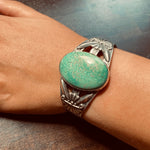 Maisels of Albuquerque Turquoise & Sterling Cuff