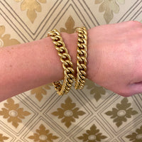 Sumptuous Beauty 18k Gold Italian Bracelet