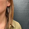 Sterling Ribbon Earrings with Northwest Coast Engraving