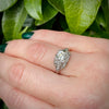 Brilliant 1.02ct Diamond Deco Engagement Ring