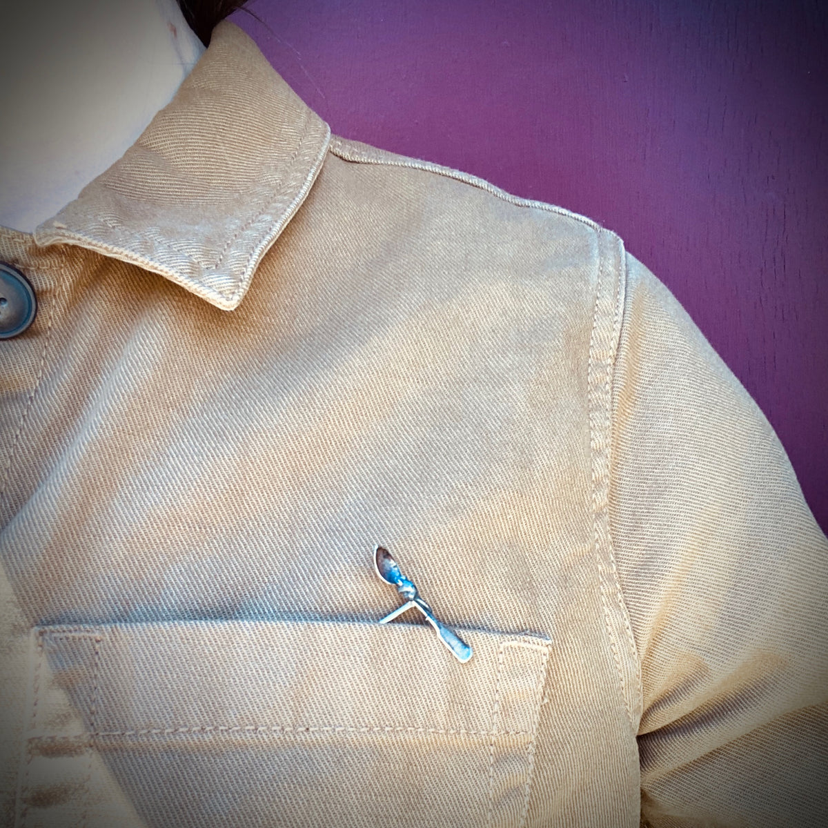 Victorian Mouse Stick Pin in Silver