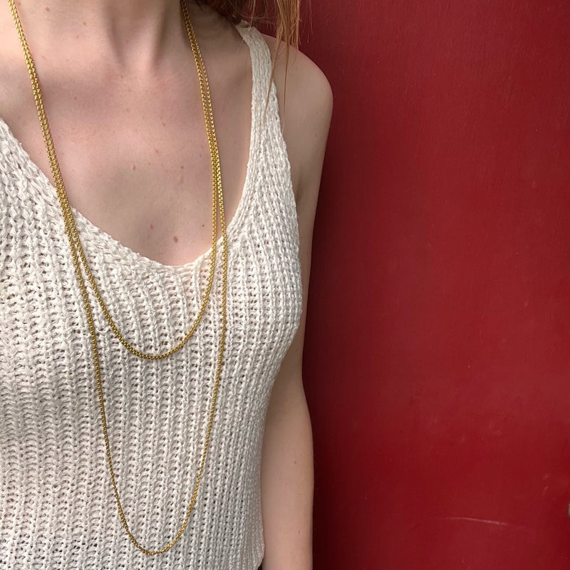 Extra Long Extra Delicious High Carat Gold Chain