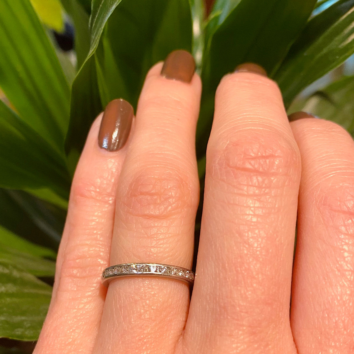 Tiffany & Co. Diamonds in Platinum Eternity Band