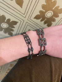 Lacy Sterling Silver and Marcasite Bracelet
