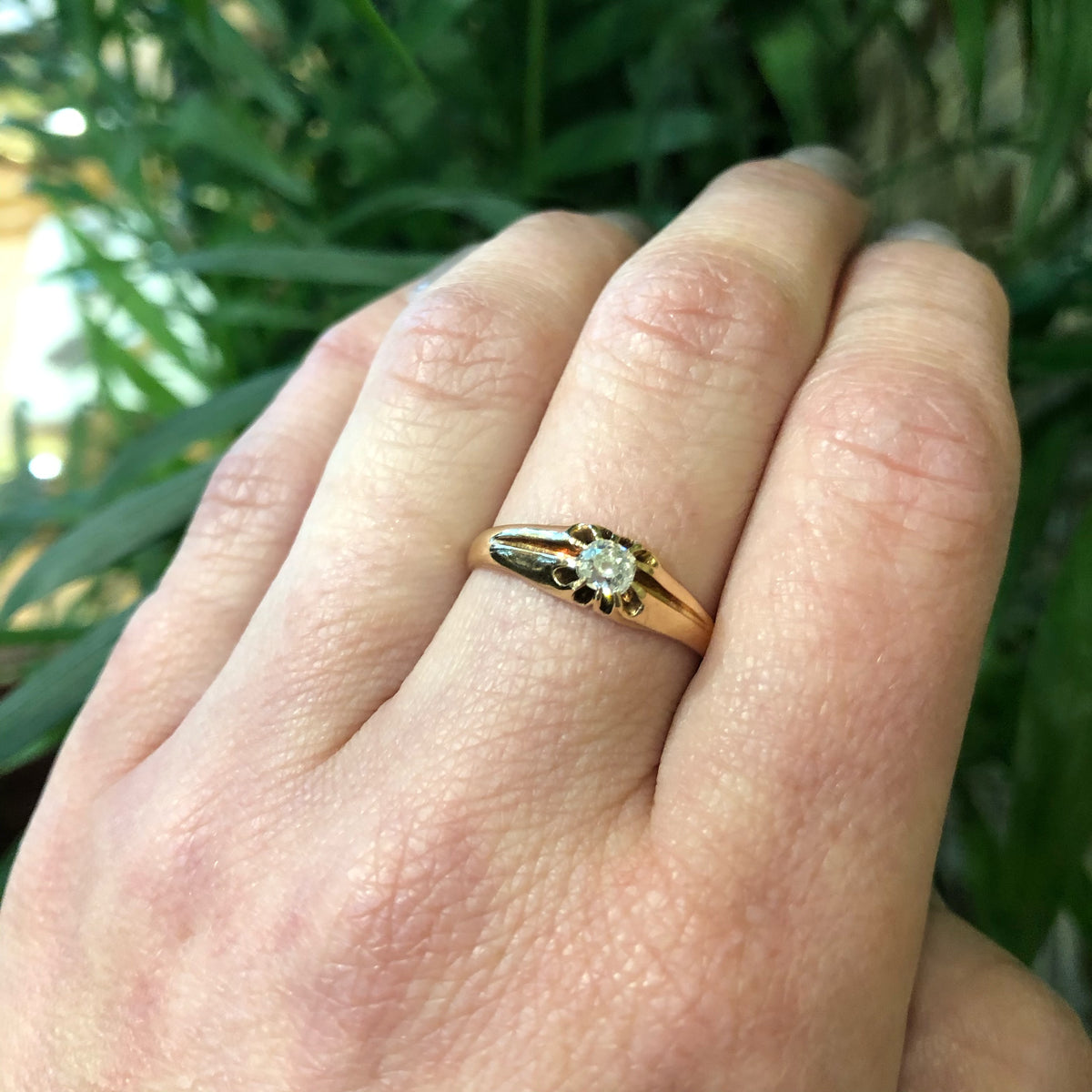 The Perfectly Imperfect Cushion OMC Diamond Ring