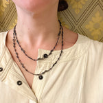 Silver Filigree Victorian Chain with Wonderful Patina