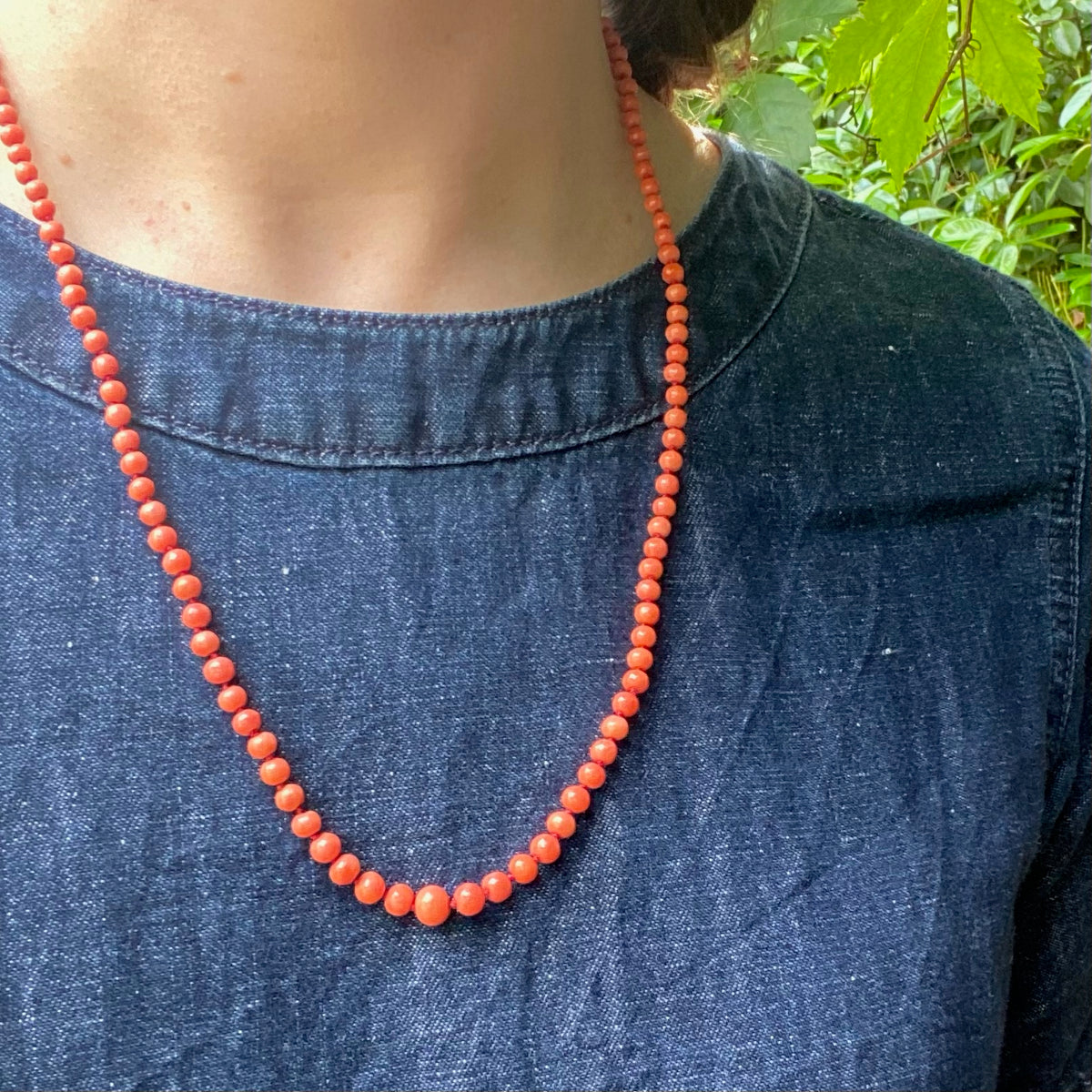 Graduated Antique Organic Beads with Rich Color