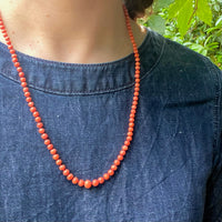Graduated Antique Organic Beads with Rich Color