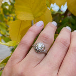 Exquisite Edwardian Engagement Ring with 1.09ct Diamond