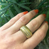 Super Chunk Gold Band with Diamonds