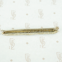 Exquisite Edwardian Diamond and Enamel Bar Pin