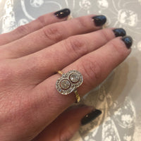 The Diamond Edwardian Infinity Ring