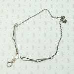 Niello Striped Married Chain with Rose Gold Details