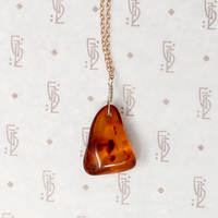 Rich Honey Amber Necklace by Ancient Influences