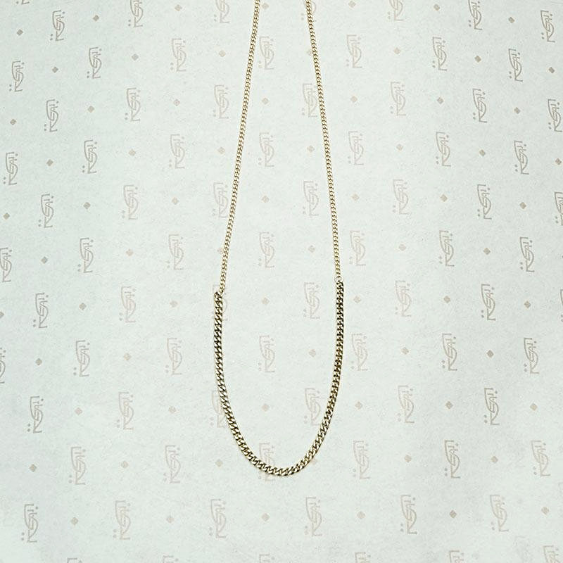 Married Mixed Metal Curb Chain Necklace 