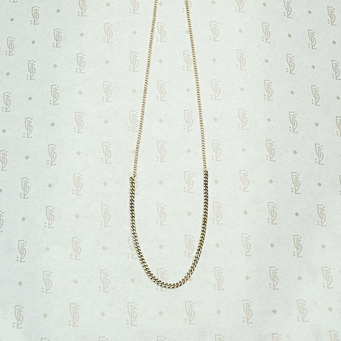 Married Mixed Metal Curb Chain Necklace 