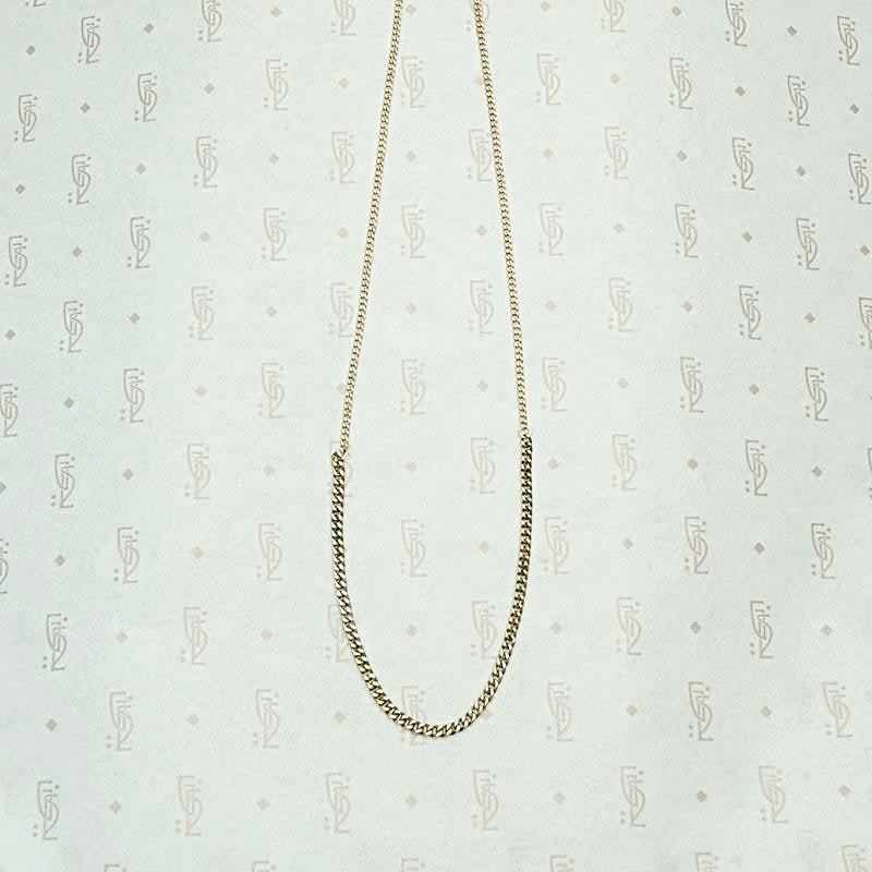 Married Mixed Metal Curb Chain Necklace 