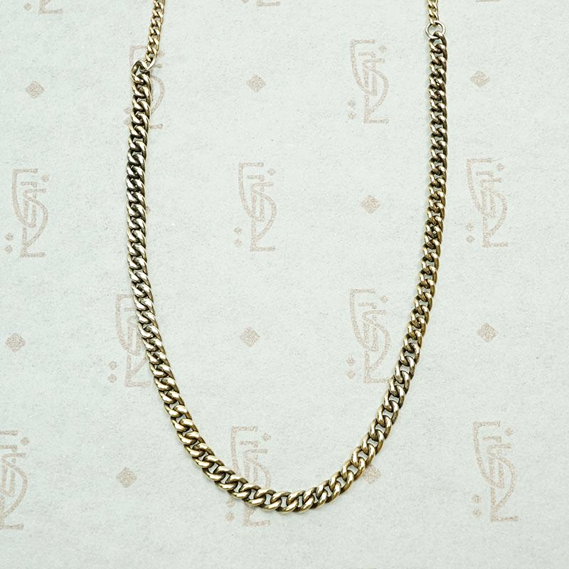 Married Mixed Metal Curb Chain Necklace 