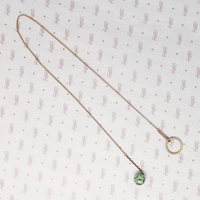Lariat Necklace with Turquoise Orb by Ancient Influences