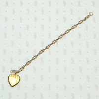 Green & Rose Gold Knot Bracelet with Heart Shaped Locket