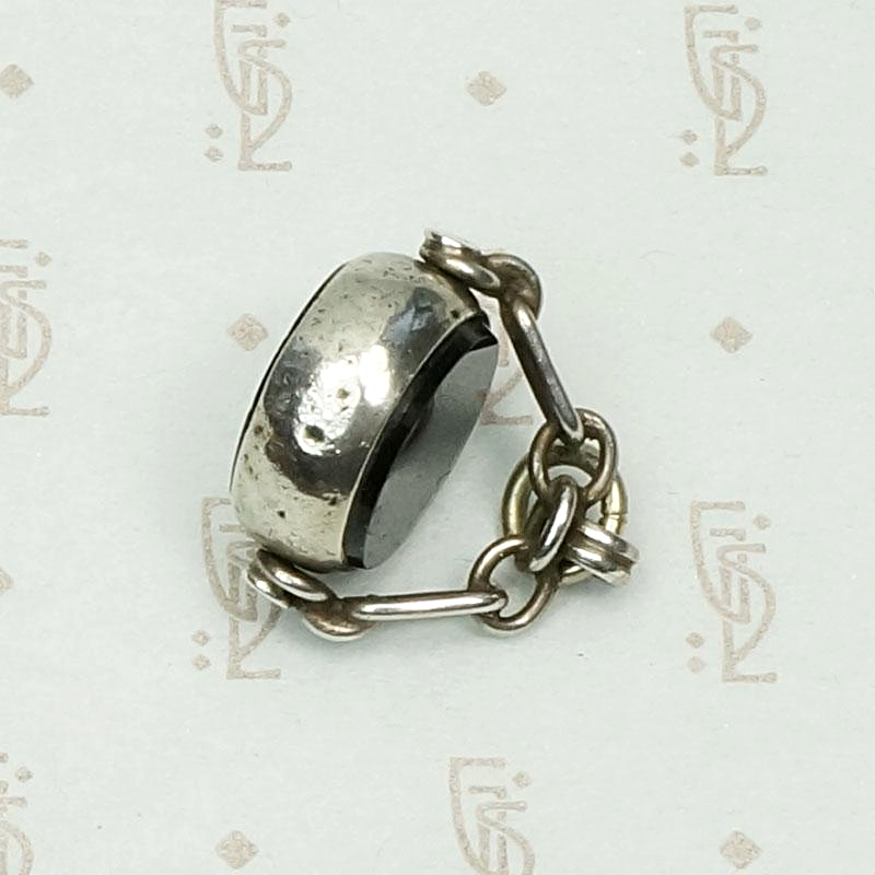 Stylish Scottish Silver & Glass Fob
