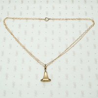 Engraved Fob Seal on Gold Filled Chains