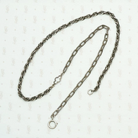 The Silver Chain You Have Been Looking For. Silver, silver plate and steel.