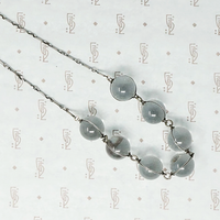 Luminous Pools of Light Rock Crystal Necklace