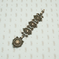 Hungarian Gothic Revival Watch Pull & Locket Fob, back view