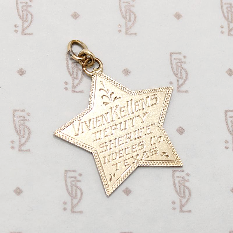 Vivian Kellems Deputy Sheriff Star Badge