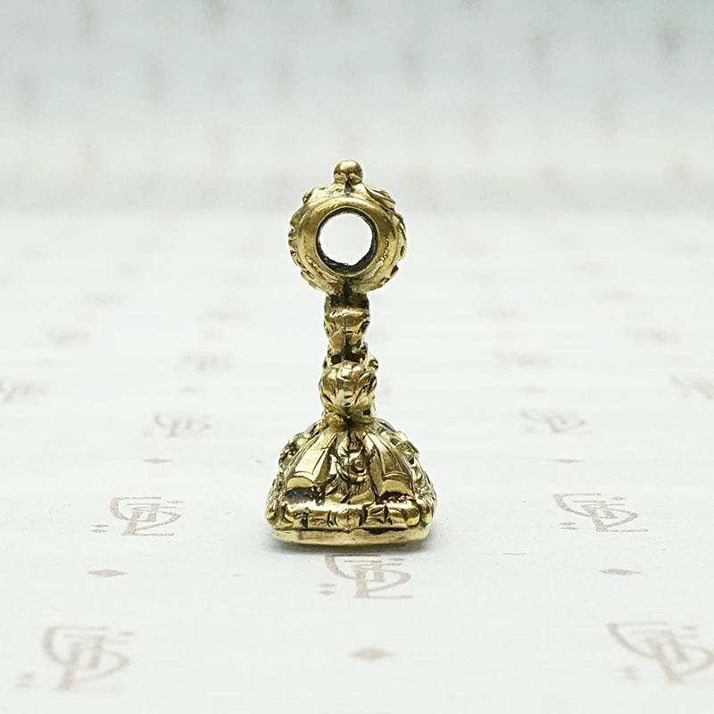 Hunting Scene Intaglio Antique Fob