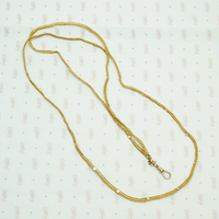 Fabulous Regency Floret Spangled Woven Gold Chain
