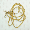 Fabulous Regency Floret Spangled Woven Gold Chain