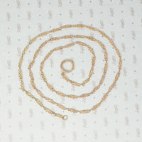 Fancy Clasp Knot Work Link Necklace