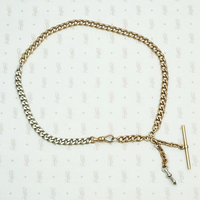 Victorian Curbs Two Toned Married Chain Necklace